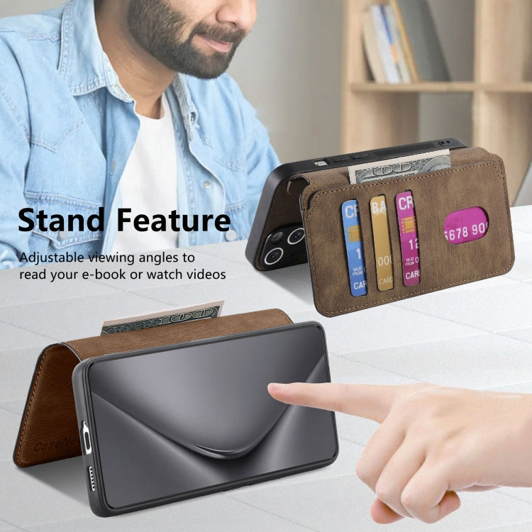 For Huawei Pura 70 Ultra CaseNeo MagSafe RFID Anti-theft Retro Leather Phone Case