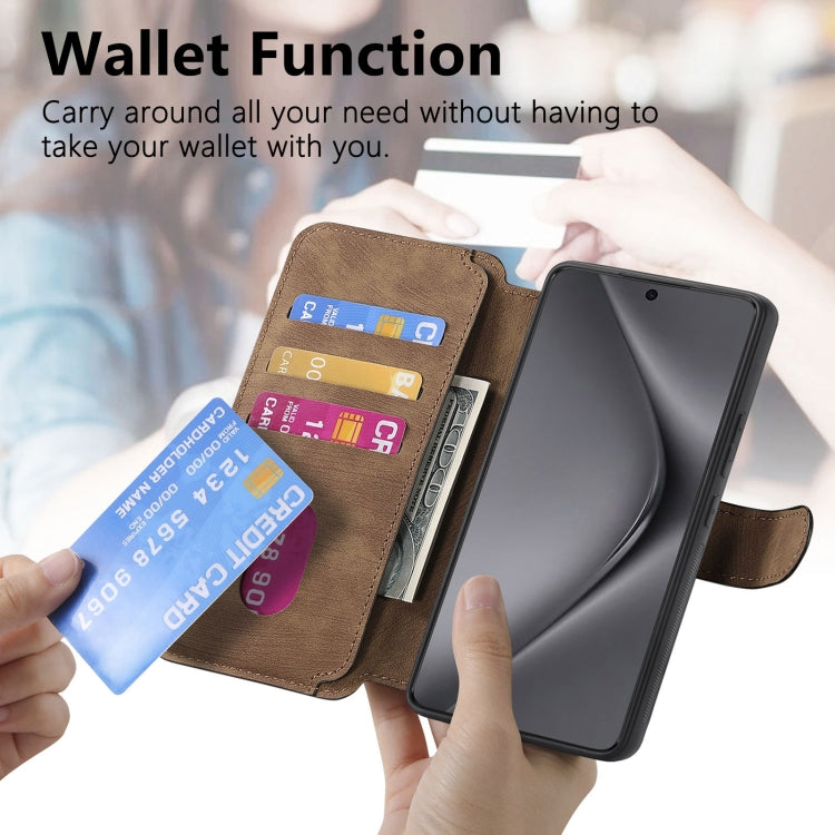 For Huawei Pura 70 Ultra CaseNeo MagSafe RFID Anti-theft Retro Leather Phone Case