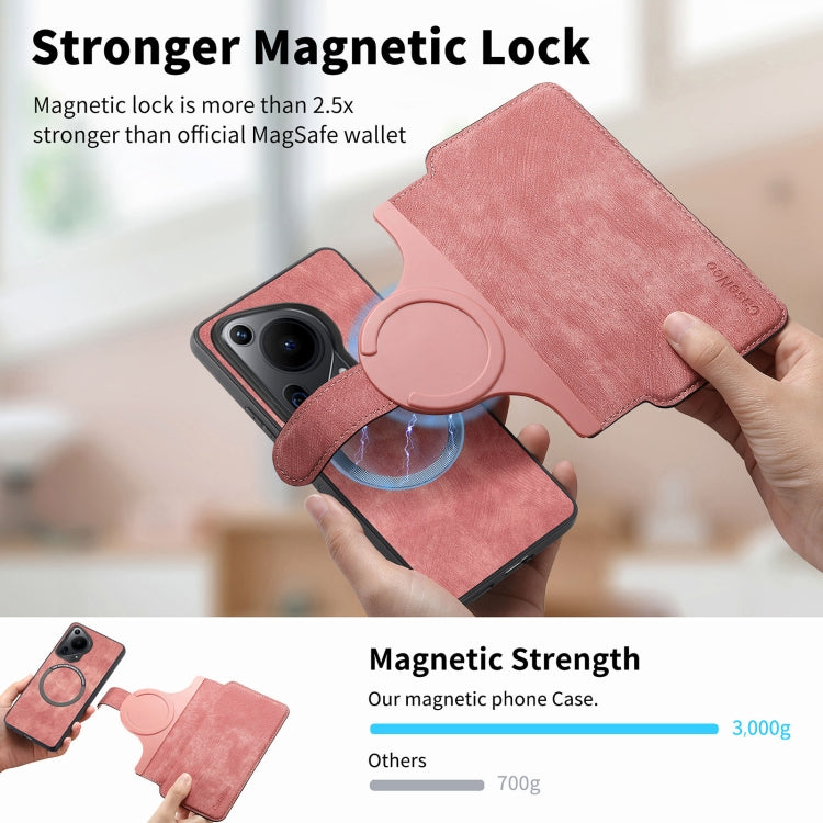 For Huawei Pura 70 Ultra CaseNeo MagSafe RFID Anti-theft Retro Leather Phone Case