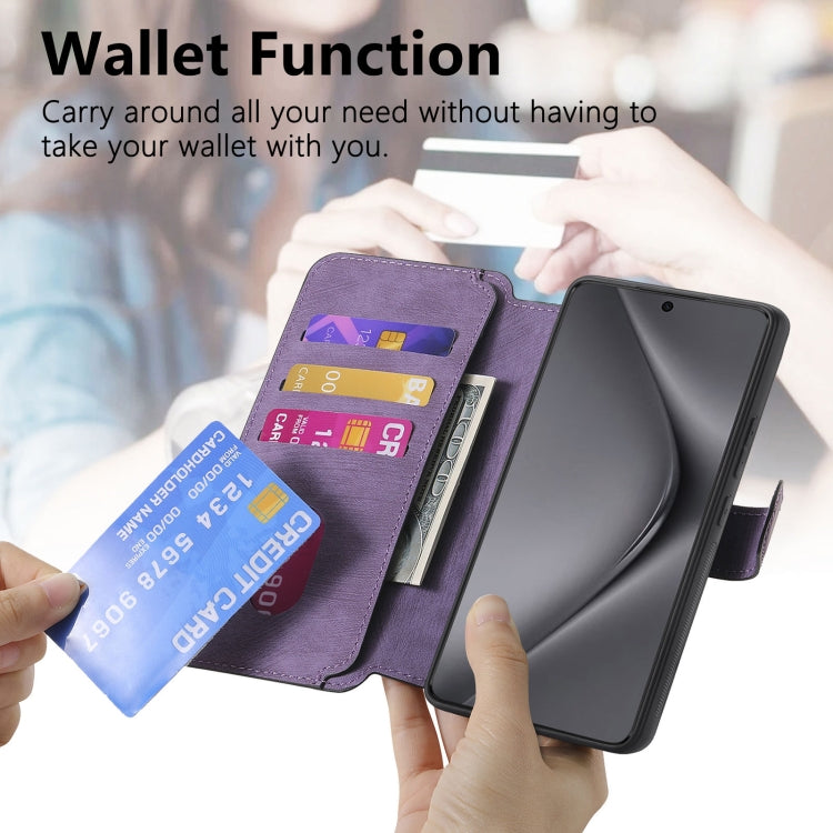 For Huawei Pura 70 Ultra CaseNeo MagSafe RFID Anti-theft Retro Leather Phone Case