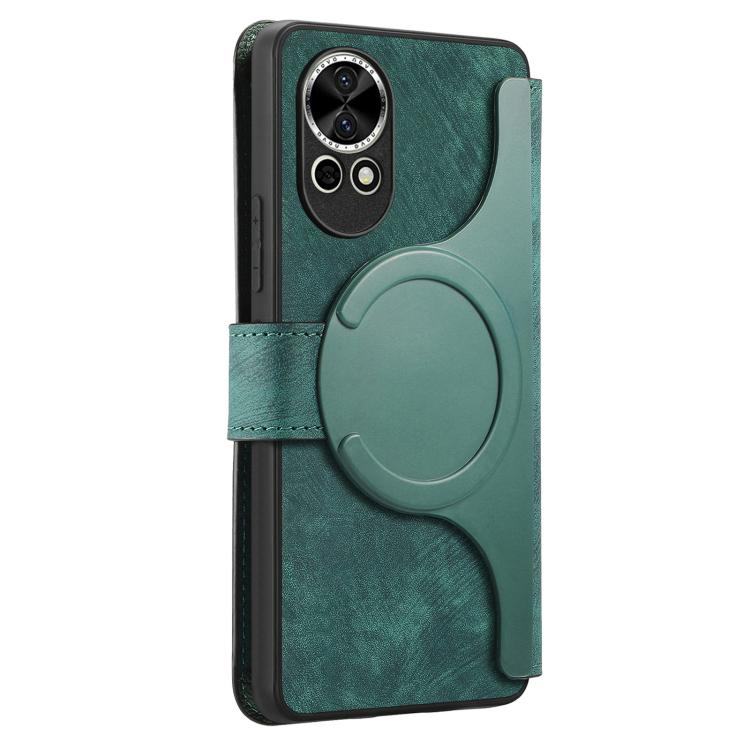 For Huawei nova 12 Pro CaseNeo MagSafe RFID Anti-theft Retro Leather Phone Case
