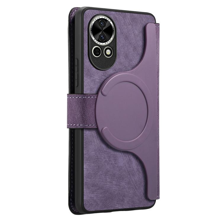 For Huawei nova 12 Pro CaseNeo MagSafe RFID Anti-theft Retro Leather Phone Case