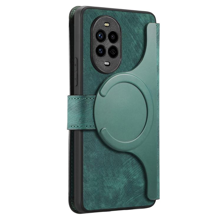 For Huawei nova 13 Pro CaseNeo MagSafe RFID Anti-theft Retro Leather Phone Case