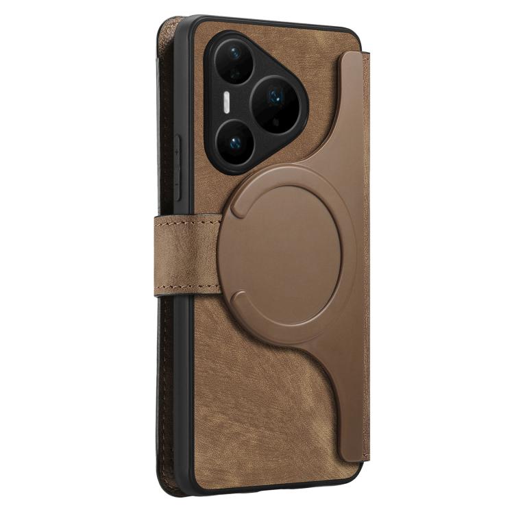 For Huawei Pura 80 5G CaseNeo MagSafe RFID Anti-theft Retro Leather Phone Case