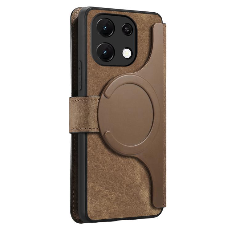 For Huawei Enjoy 90 5G CaseNeo MagSafe RFID Anti-theft Retro Leather Phone Case