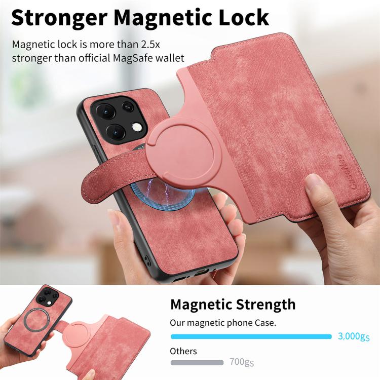 For Huawei Enjoy 90 5G CaseNeo MagSafe RFID Anti-theft Retro Leather Phone Case