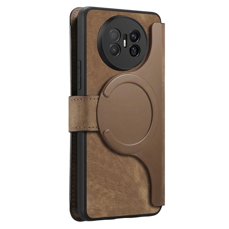For Huawei Mate 70 Air 5G CaseNeo MagSafe RFID Anti-theft Retro Leather Phone Case