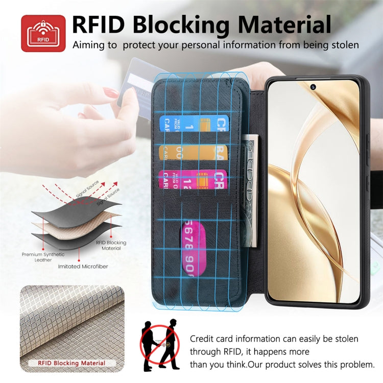 For Honor 200 CaseNeo MagSafe RFID Anti-theft Retro Leather Phone Case