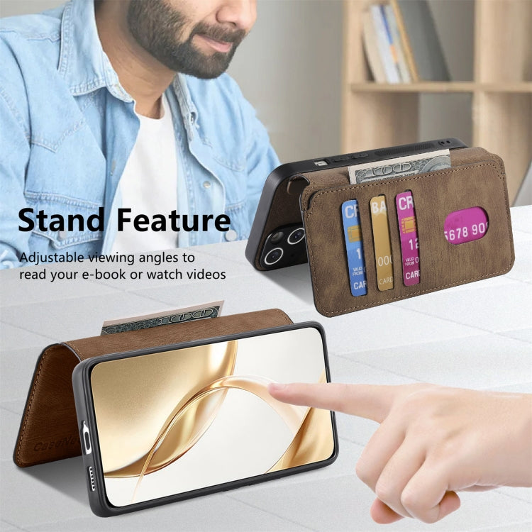 For Honor 200 CaseNeo MagSafe RFID Anti-theft Retro Leather Phone Case