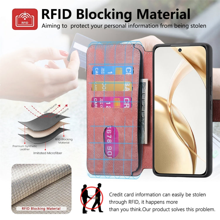 For Honor 200 CaseNeo MagSafe RFID Anti-theft Retro Leather Phone Case