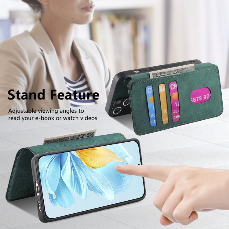 For Honor 200 Lite Global CaseNeo MagSafe RFID Anti-theft Retro Leather Phone Case