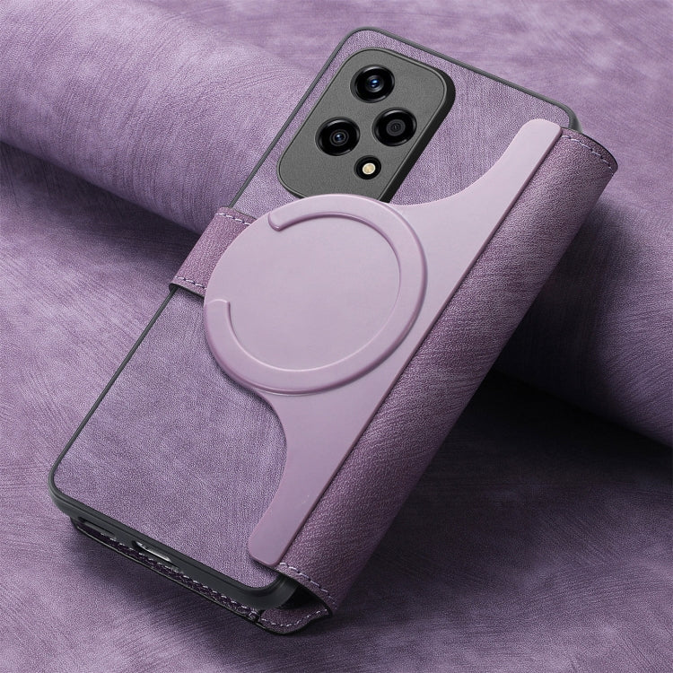 For Honor 200 Lite Global CaseNeo MagSafe RFID Anti-theft Retro Leather Phone Case