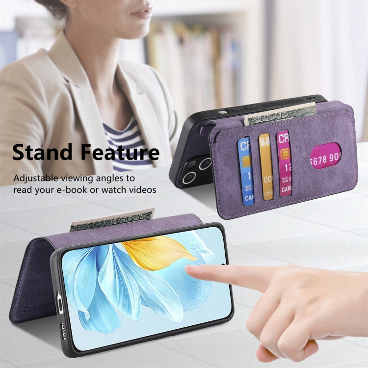 For Honor 200 Lite Global CaseNeo MagSafe RFID Anti-theft Retro Leather Phone Case