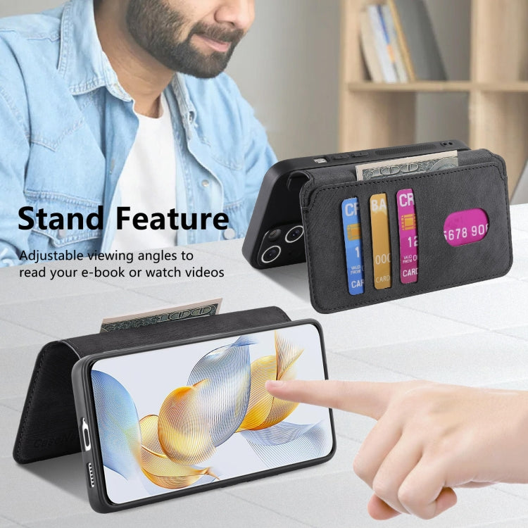 For Honor 90 CaseNeo MagSafe RFID Anti-theft Retro Leather Phone Case