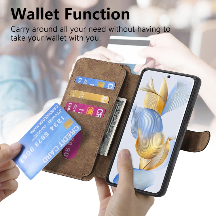 For Honor 90 CaseNeo MagSafe RFID Anti-theft Retro Leather Phone Case