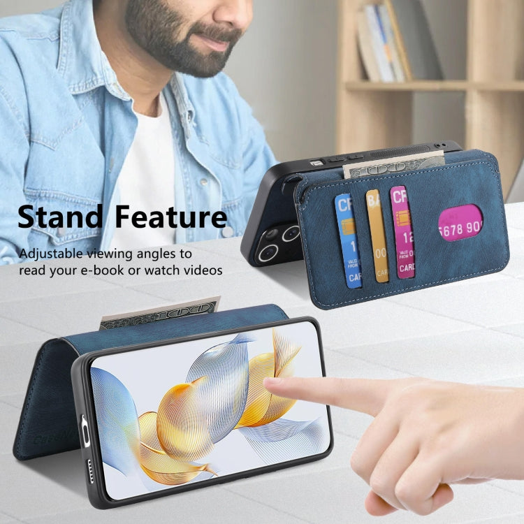 For Honor 90 CaseNeo MagSafe RFID Anti-theft Retro Leather Phone Case