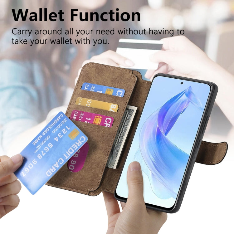 For Honor 90 Lite CaseNeo MagSafe RFID Anti-theft Retro Leather Phone Case