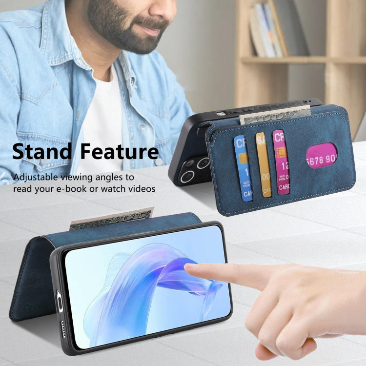 For Honor 90 Lite CaseNeo MagSafe RFID Anti-theft Retro Leather Phone Case