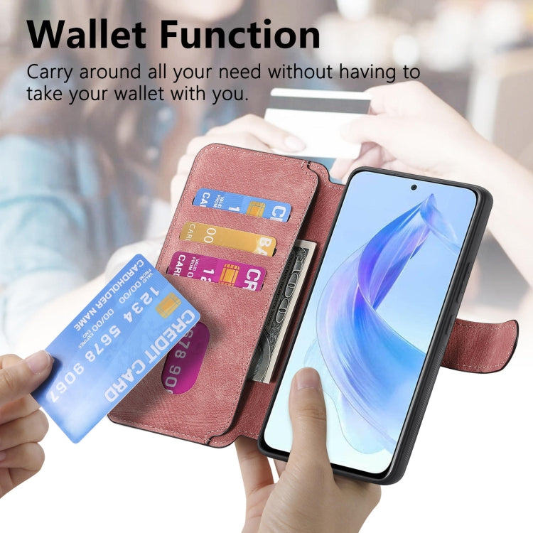 For Honor 90 Lite CaseNeo MagSafe RFID Anti-theft Retro Leather Phone Case