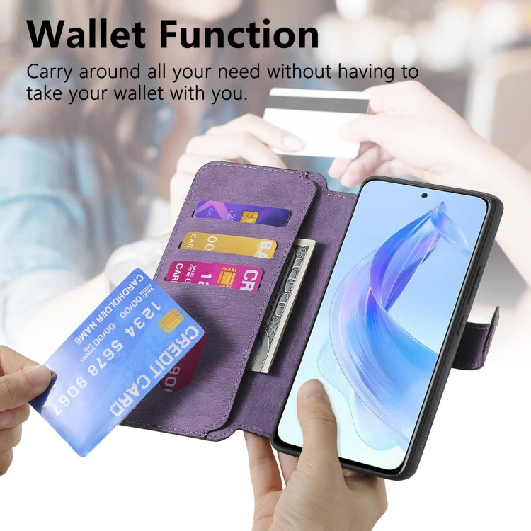 For Honor 90 Lite CaseNeo MagSafe RFID Anti-theft Retro Leather Phone Case
