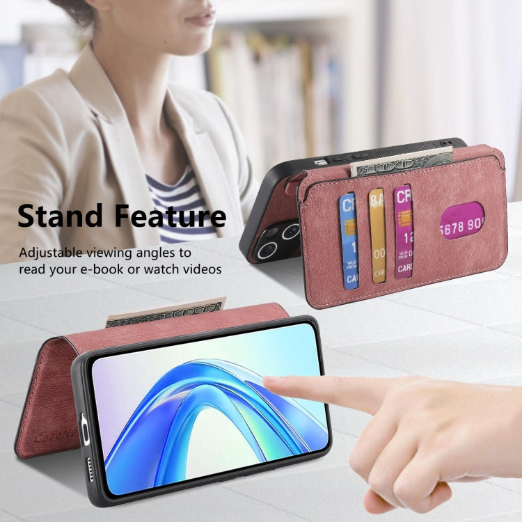 For Honor X7b CaseNeo MagSafe RFID Anti-theft Retro Leather Phone Case