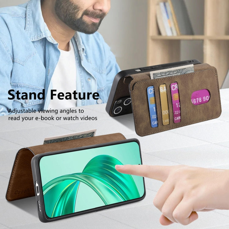 For Honor X8b CaseNeo MagSafe RFID Anti-theft Retro Leather Phone Case