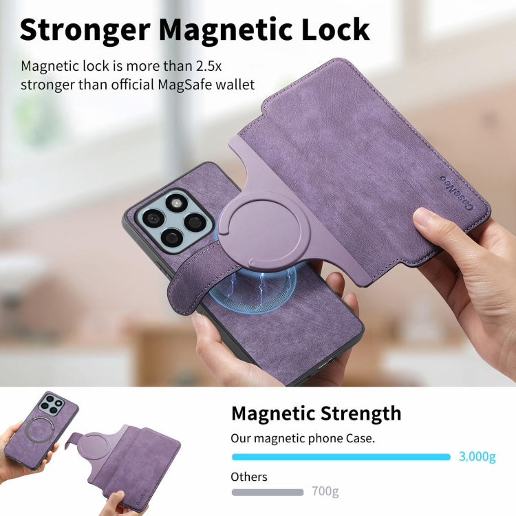 For Honor X8b CaseNeo MagSafe RFID Anti-theft Retro Leather Phone Case