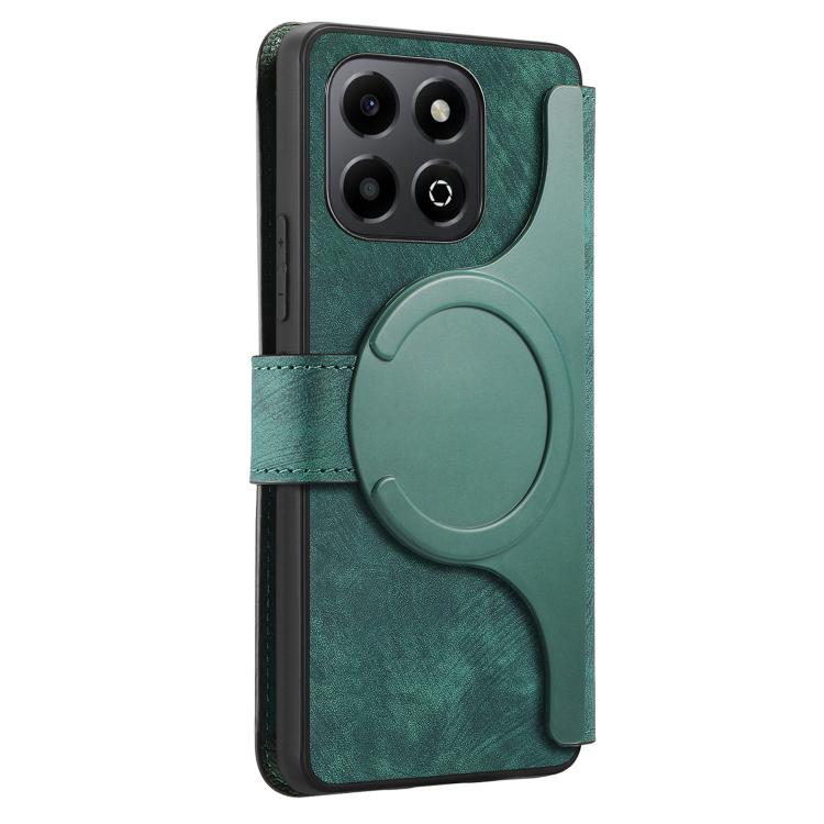For Honor X6b CaseNeo MagSafe RFID Anti-theft Retro Leather Phone Case