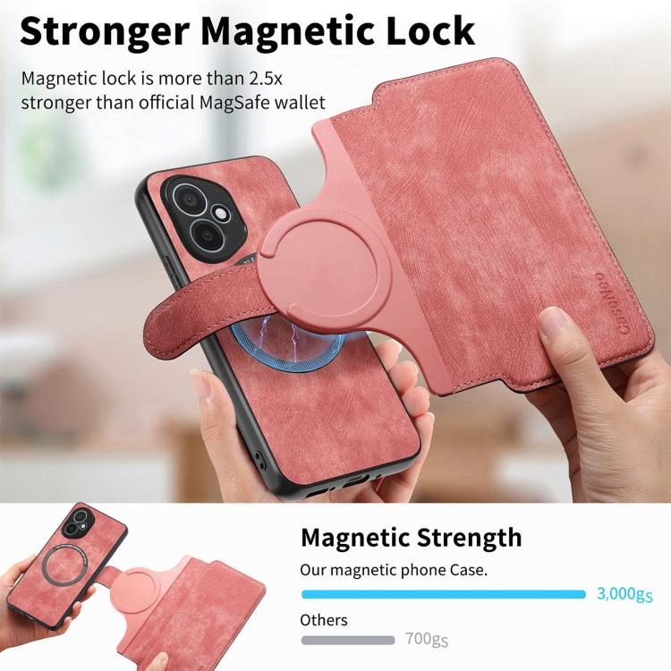 For Honor 400 Global 156.5mm CaseNeo MagSafe RFID Anti-theft Retro Leather Phone Case
