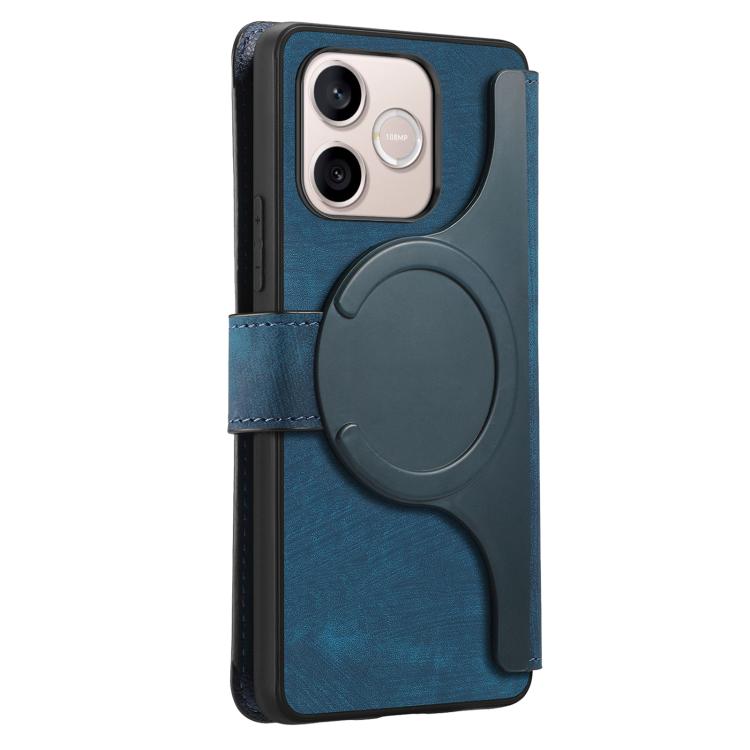 For Honor 600 Lite Global CaseNeo MagSafe RFID Anti-theft Retro Leather Phone Case