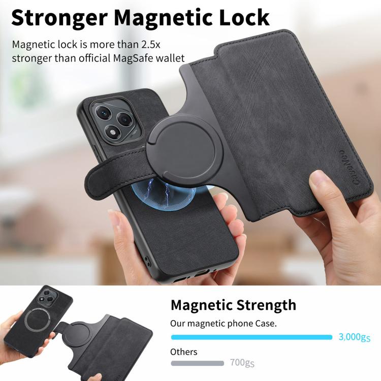 For Honor 400 Lite Global CaseNeo MagSafe RFID Anti-theft Retro Leather Phone Case