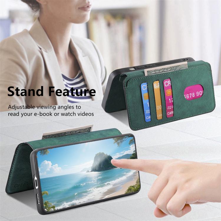 For Honor 400 Lite Global CaseNeo MagSafe RFID Anti-theft Retro Leather Phone Case