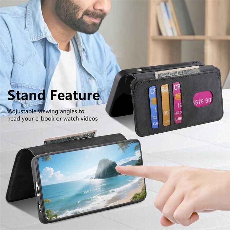 For Honor Magic7 Pro CaseNeo MagSafe RFID Anti-theft Retro Leather Phone Case