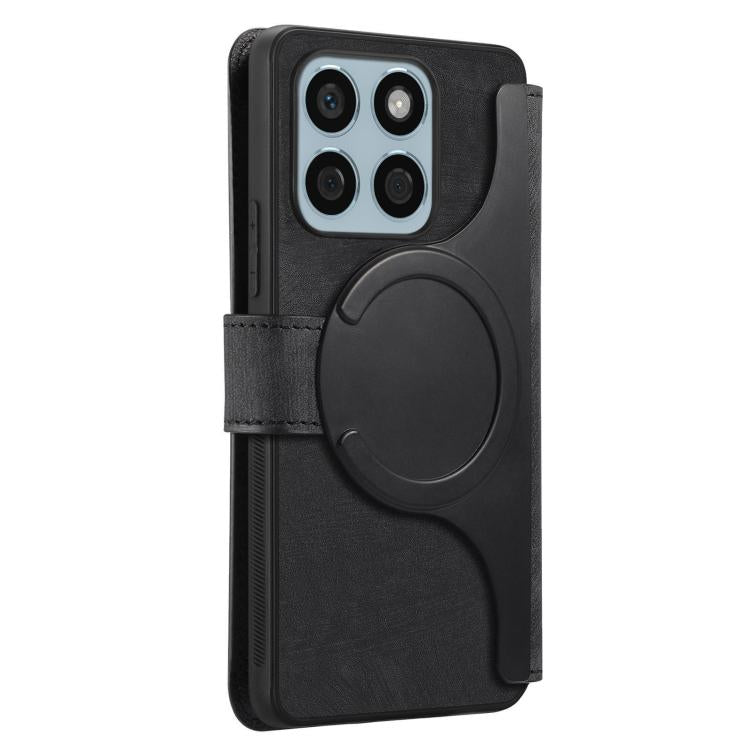 For Honor X8c 4G CaseNeo MagSafe RFID Anti-theft Retro Leather Phone Case