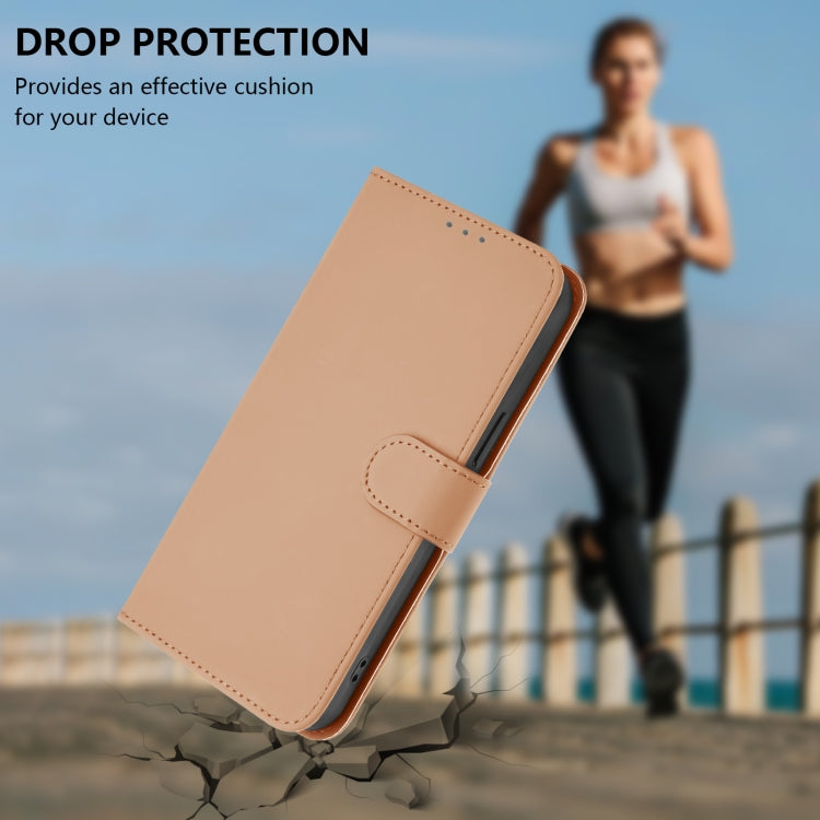 For vivo S19 Pro Skin Feel Solid Color Leather Phone Case with Lanyard