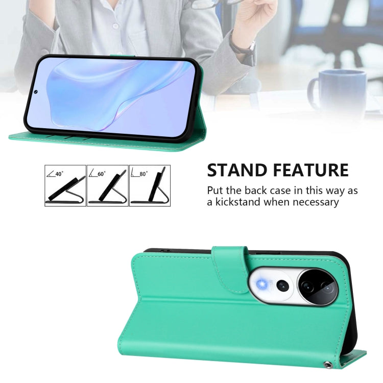 For vivo S19 Pro Skin Feel Solid Color Leather Phone Case with Lanyard