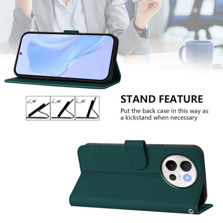 For vivo V40 Lite 5G / V30E 5G Global Skin Feel Solid Color Leather Phone Case with Lanyard