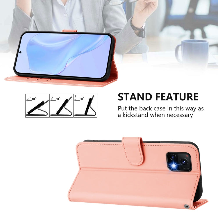 For vivo Y52S 5G / iQOO U3 / Y31S 5G Skin Feel Solid Color Leather Phone Case with Lanyard