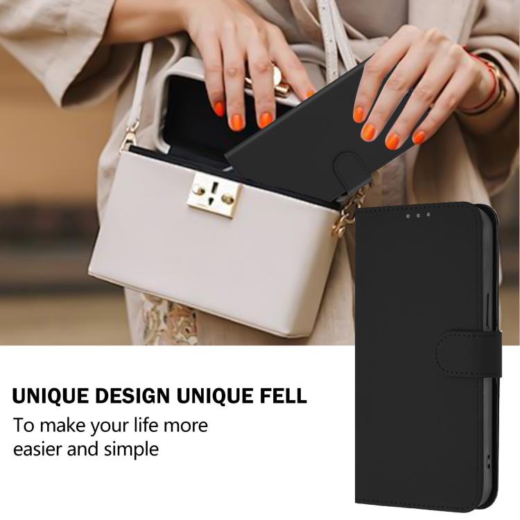 For vivo S30 Pro mini Skin Feel Solid Color Leather Phone Case with Lanyard