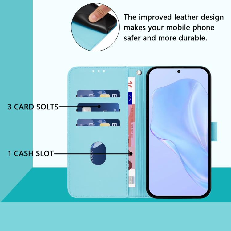 For vivo S30 Skin Feel Solid Color Leather Phone Case with Lanyard