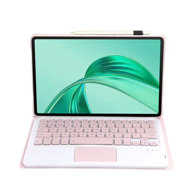 For Honor Pad X8a / X9 2024 AH25-A Ultra-thin Detachable Bluetooth Keyboard Leather Tablet Case with Touchpad