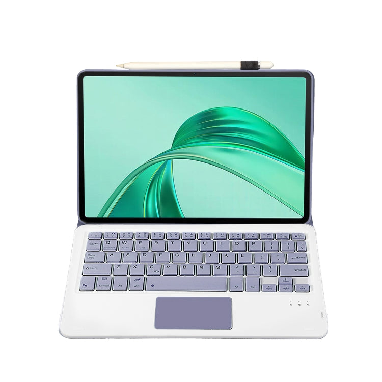 For Honor Pad X8a / X9 2024 AH25-A Ultra-thin Detachable Bluetooth Keyboard Leather Tablet Case with Touchpad