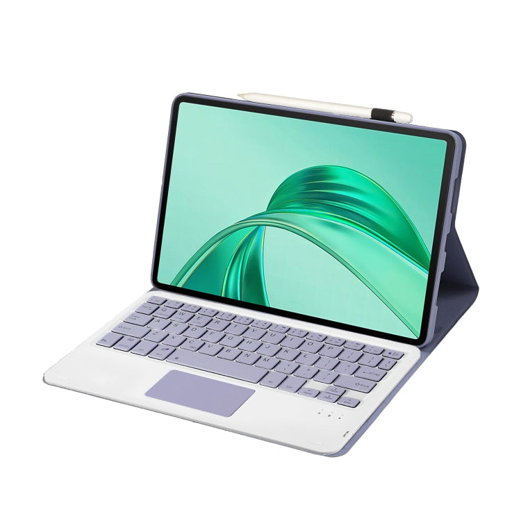 For Honor Pad X8a / X9 2024 AH25-A Ultra-thin Detachable Bluetooth Keyboard Leather Tablet Case with Touchpad