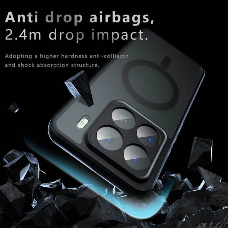 For Xiaomi 15 Pro Armor MagSafe PC Hybrid TPU Phone Case - Frosted Black