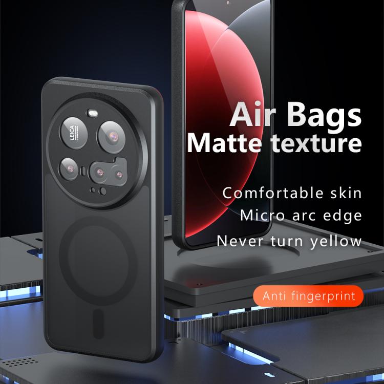 For Xiaomi 15 Ultra Armor MagSafe PC Hybrid TPU Phone Case - Frosted Black