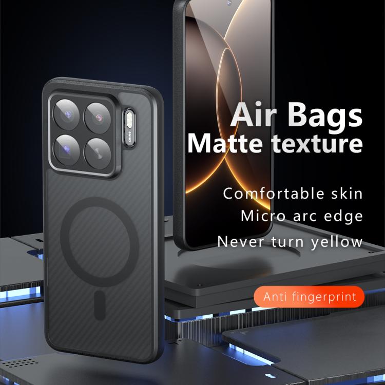 For Xiaomi 15S Pro Armor MagSafe PC Hybrid TPU Phone Case - Frosted Black