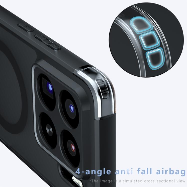 For Xiaomi 15S Pro Armor MagSafe PC Hybrid TPU Phone Case - Frosted Black