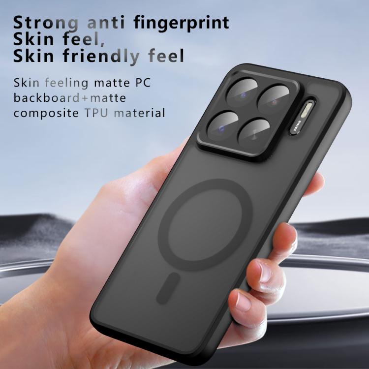 For Xiaomi 15S Pro Armor MagSafe PC Hybrid TPU Phone Case - Frosted Black