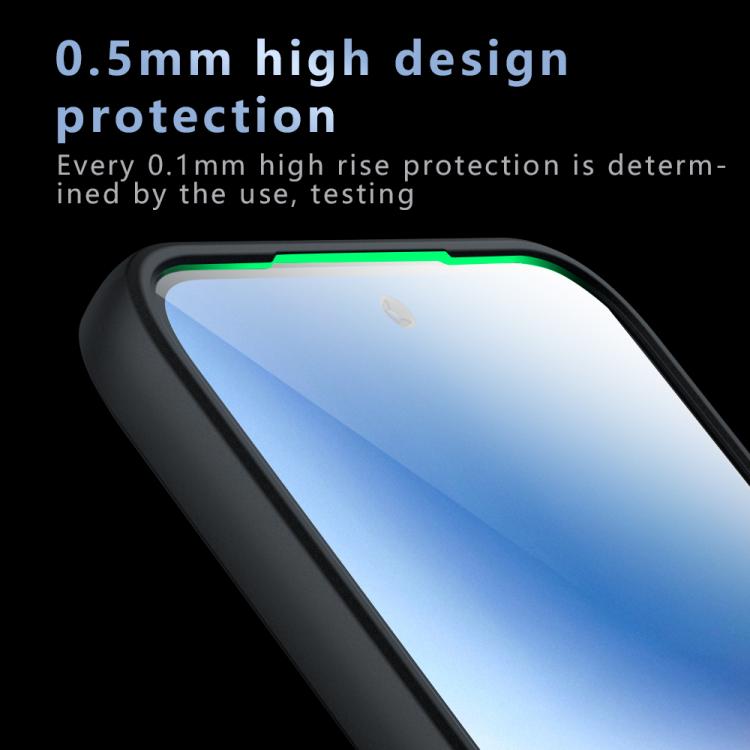 For Xiaomi Poco F7 Armor MagSafe PC Hybrid TPU Phone Case - Frosted Black