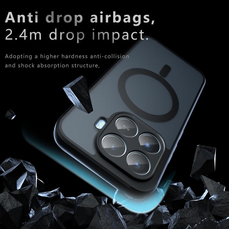 For Xiaomi 17T Pro 5G Armor MagSafe PC Hybrid TPU Phone Case - Frosted Black